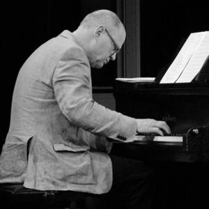 Frank Wunsch am Klavier